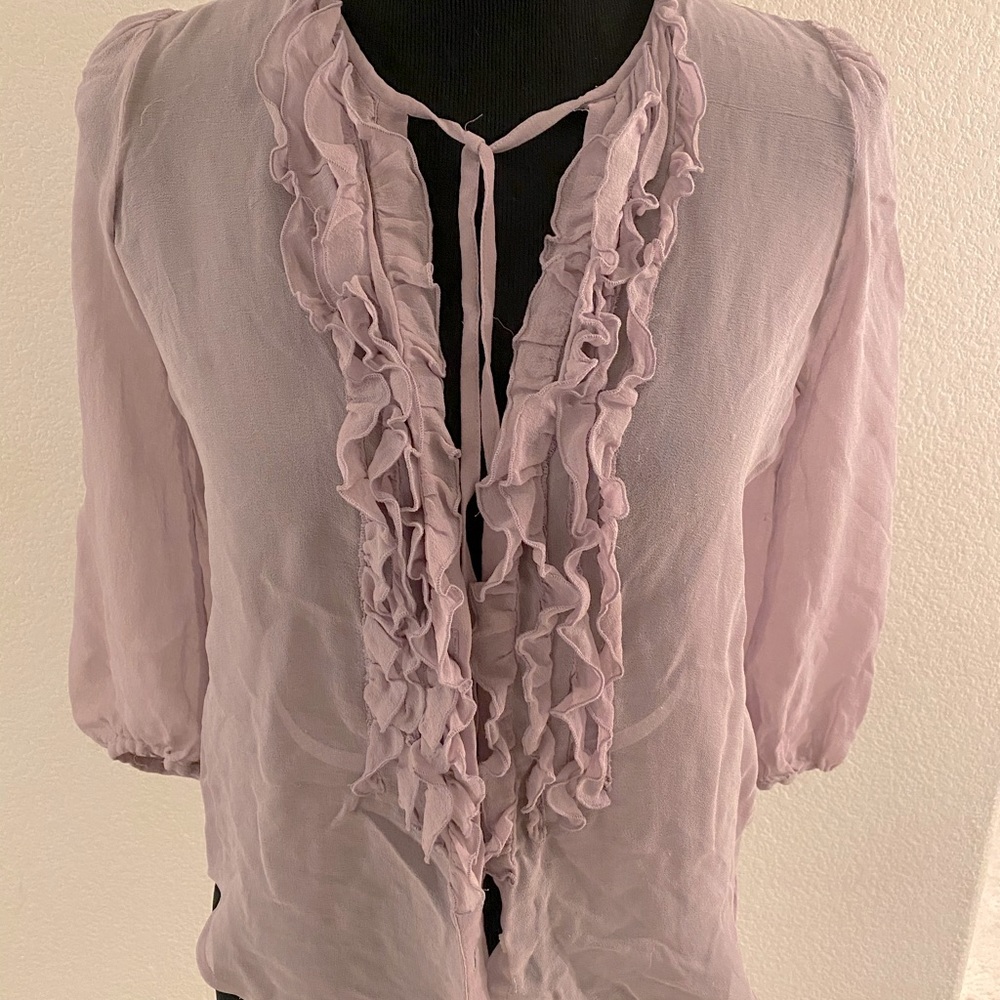 Sheer blouse